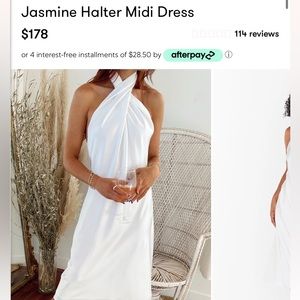 Showmeyourmumu Jasmine Halter Mini, size L